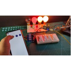NodeMCU 4 Channel Relay Home Automation