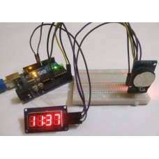 Arduino Digital Clock with DS-3231 and 4-Digit Display