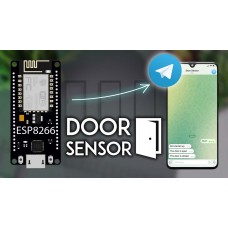 ESP8266 NodeMCU Door Status Monitor with Telegram Notifications