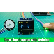Heart Rate Monitor with OLED Display