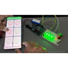Arduino based 4 led control using Bluetooth.